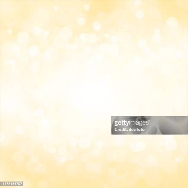 golden, pale yellow and white coloured shimmery shining starry look  bokeh merry christmas, new year festive background stock vector illustration. - celebration stock illustrations