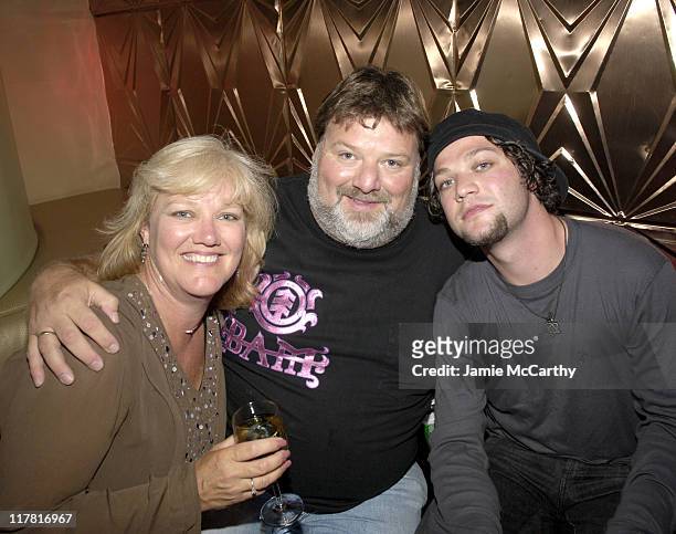 April Margera, Phil Margera and Bam Margera during Entertainment Weekly's "Must List" Party - Inside at Deep in New York City, New York, United...