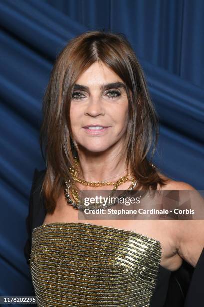 Carine Roitfeld attends the #BoF500 gala during Paris Fashion Week Spring/Summer 2020 at Hotel de Ville on September 30, 2019 in Paris, France.