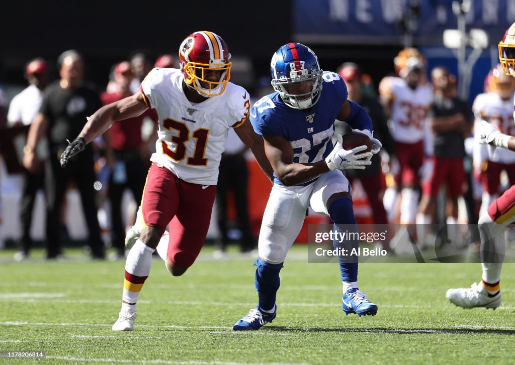 Washington Redskins v New York Giants