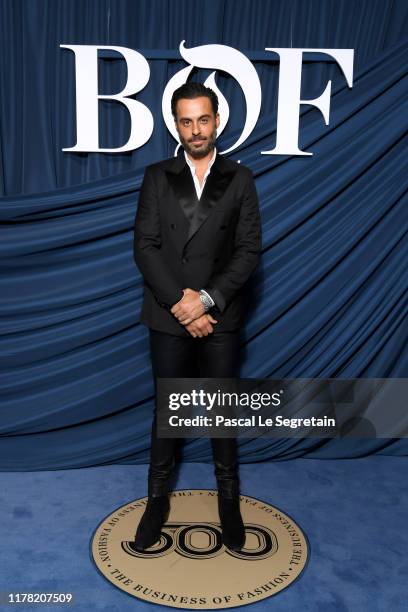 Mike Amiri attends the #BoF500 gala during Paris Fashion Week Spring/Summer 2020 at Hotel de Ville on September 30, 2019 in Paris, France.