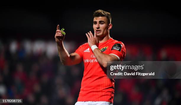 Cork , Ireland - 25 October 2019; Shane Daly of Munster during the Guinness PRO14 Round 4 match between Munster and Ospreys at Irish Independent Park...