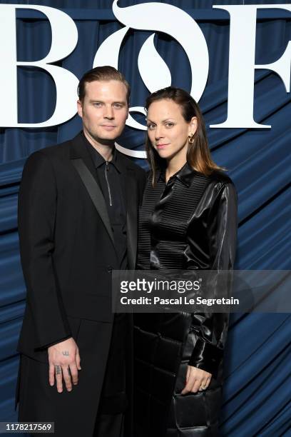 Matthew Williams and Jennifer Williams attend the #BoF500 gala during Paris Fashion Week Spring/Summer 2020 at Hotel de Ville on September 30, 2019...