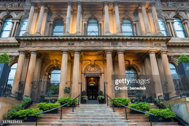 merchant hotel in downtown belfast northern ireland uk - majestic hotel stock pictures, royalty-free photos & images