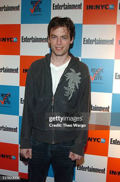 Justin Kirk during Listen2This! - Entertainment Weekly and Rock The Vote Host Pre-Election Bash at Ruby Falls in New York City, New York, United...