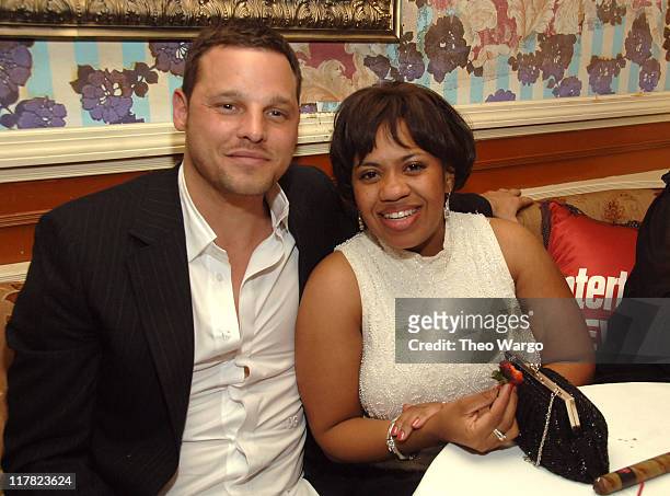 Justin Chambers and Chandra Wilson during Entertainment Weekly/Vavoom 2007 Upfront Party - Inside at The Box in New York City, New York, United...
