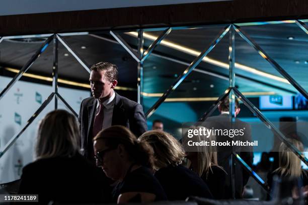 Trainer Charlie Duckworth is pictured during the the barrier draw for the Heineken 3 Metropolitan at Royal Randwick Racecourse on October 01, 2019 in...