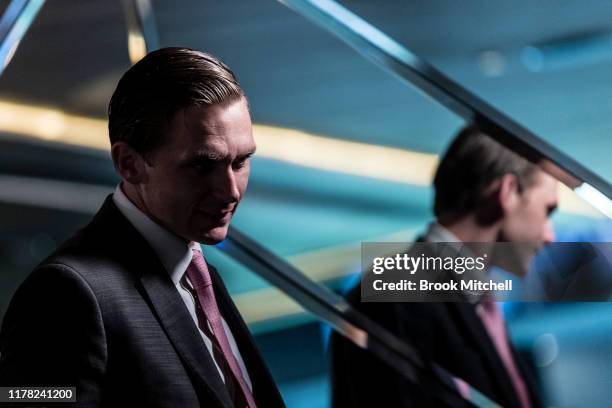 Trainer Charlie Duckworth is pictured during the the barrier draw for the Heineken 3 Metropolitan at Royal Randwick Racecourse on October 01, 2019 in...