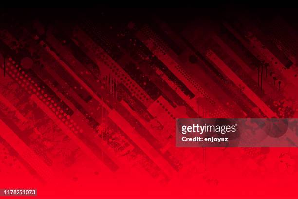 abstract red grunge background - dirty stock illustrations