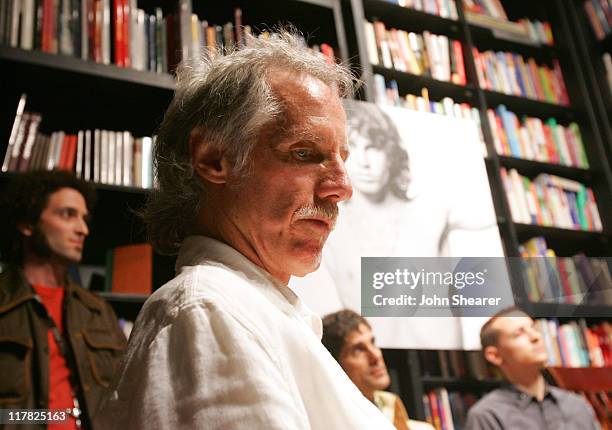 John Densmore of The Doors during The Doors 40th Anniversary Celebration - Reading with John Densmore and Perry Farrell at Book Soup in Hollywood,...