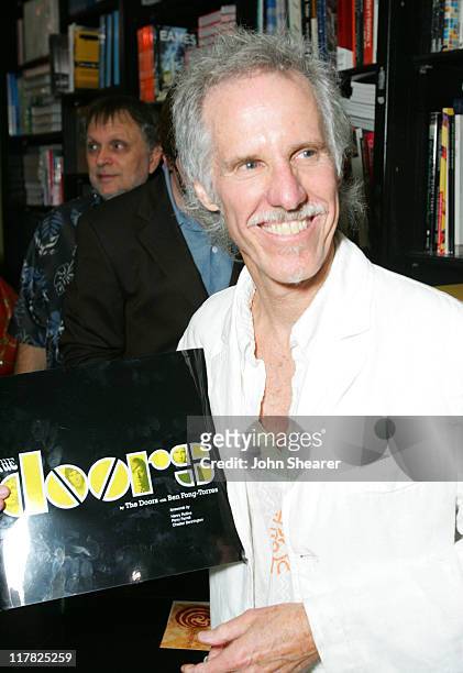 John Densmore of The Doors during The Doors 40th Anniversary Celebration - Reading with John Densmore and Perry Farrell at Book Soup in Hollywood,...