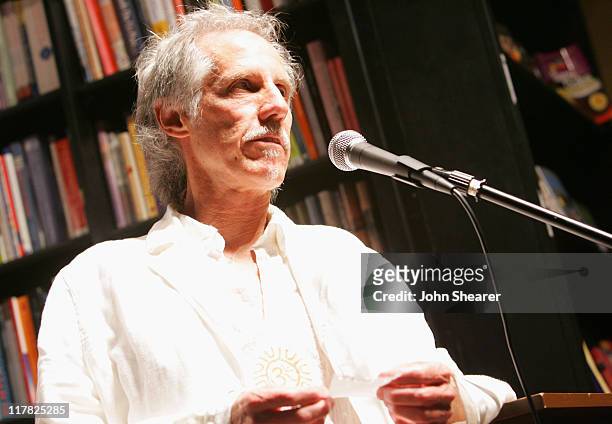 John Densmore of The Doors during The Doors 40th Anniversary Celebration - Reading with John Densmore and Perry Farrell at Book Soup in Hollywood,...