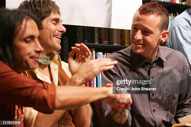 Nuno Bettencourt, Perry Farrell and Chester Bennington