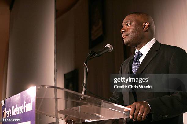 Antwone Fisher during Children's Defense Fund 14th Annual Beat the Odds Fundraiser - Inside at Beverly Hills Hotel in Beverly Hills, California,...