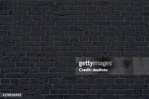 Modern black colored brick pattern wall texture grunge background vector illustration Modern black colored brick pattern wall texture grunge background vector illustration