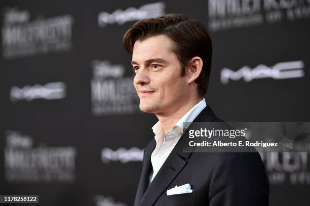 Actor Sam Riley attends the World Premiere of Disney’s "Maleficent: Mistress of Evil" at the El Capitan Theatre on September 30, 2019 in Hollywood,...