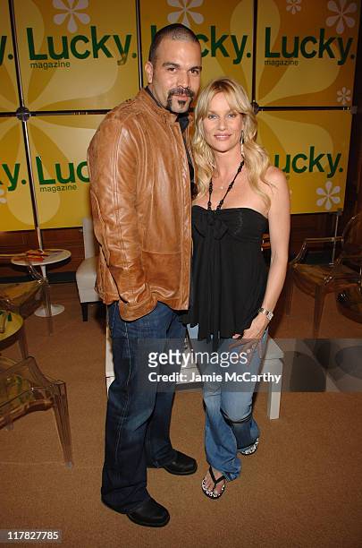 Ricardo Antonio Chavira and Nicollette Sheridan during The Lucky Magazine Club 2006 - Day 1 at The Ritz Carlton Central Park South in New York City,...