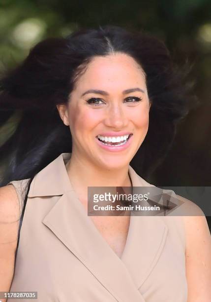 Meghan, Duchess of Sussex visits the University of Johannesburg during the royal tour of South Africa on October 01, 2019 in Various Cities, South...