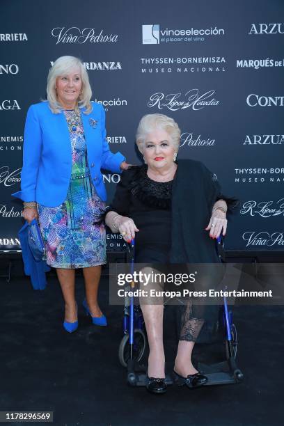 Cuqui Fierro attends 'Thyssen Collection' cocktail presentation at Thyssen-Bornemisza Museum on September 30, 2019 in Madrid, Spain.