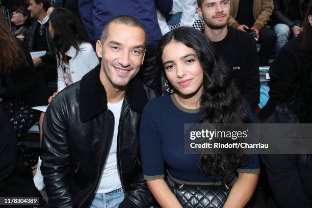 Photographer Karim Sadli and actress Hafsia Herzi attend the Chanel Womenswear Spring/Summer 2020 show as part of Paris Fashion Week on October 01,...