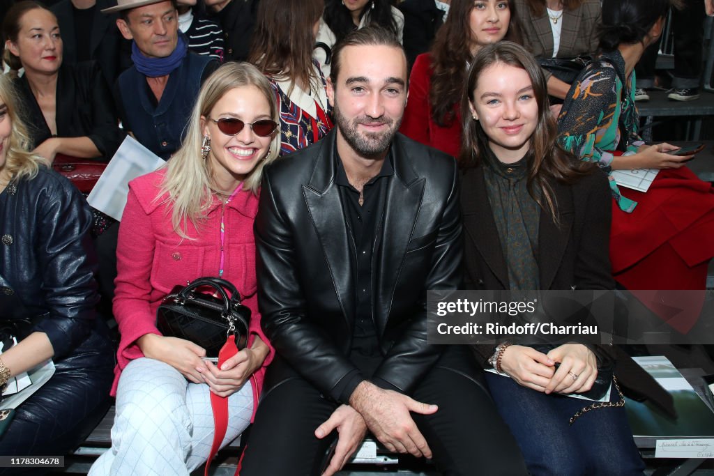 Chanel : Front Row - Paris Fashion Week - Womenswear Spring Summer 2020