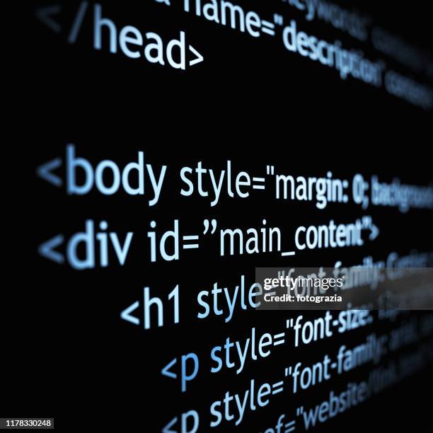 html code - non western script stock pictures, royalty-free photos & images