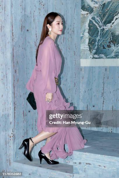 South Korean actress Park Min-Young attends the Photocall for 'Gucci' Cruise 2020 Campaign Party on October 01, 2019 in Seoul, South Korea.