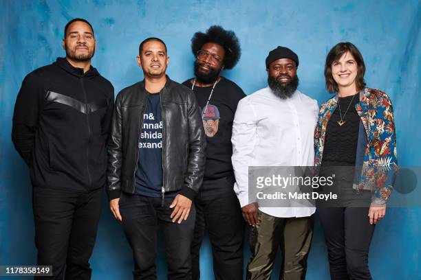 Erik Parker, One9, Questlove, Black Thought and Angie Day pose for a portrait during the 2019 Tribeca TV Festival on September 13, 2019 in New York...