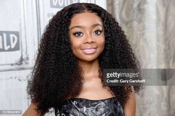 Actress and activist Skai Jackson visits the Build Series to discuss her memoir “Reach for the Skai: How to Inspire, Empower, and Clapback” at Build...