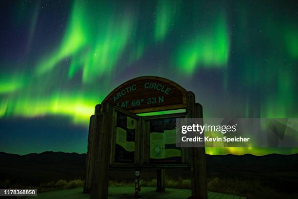 canadian yukon aurora borealis northern lights - northern lights michigan bildbanksfoton och bilder