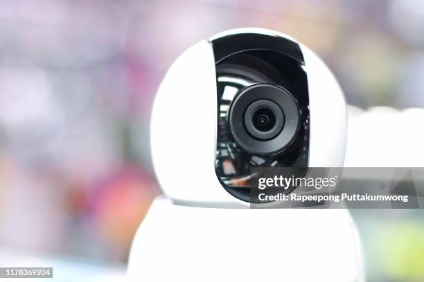 security cctv camera or surveillance system - body camera stock pictures, royalty-free photos & images