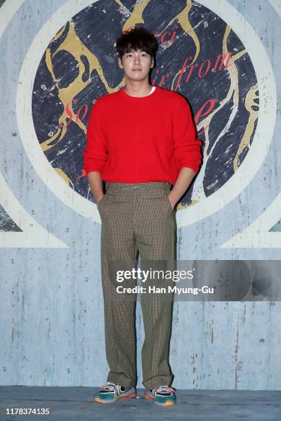 South Korean actor Kim Young-Kwang attends the Photocall for 'Gucci' Cruise 2020 Campaign Party on October 01, 2019 in Seoul, South Korea.