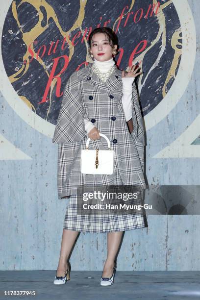 Seulgi of girl group Red Velvet attends the Photocall for 'Gucci' Cruise 2020 Campaign Party on October 01, 2019 in Seoul, South Korea.