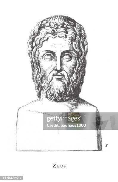 ilustraciones, imágenes clip art, dibujos animados e iconos de stock de zeus, deidades clásicas y personajes mitológicos grabado ilustración antigua, publicado 1851 - aphrodite