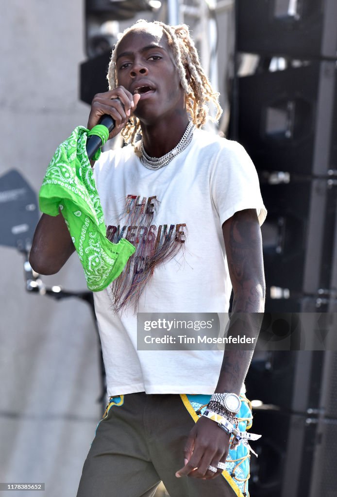 Yung Rant Yung Bans performs during the 2019 Rolling Loud Music Festival at ...