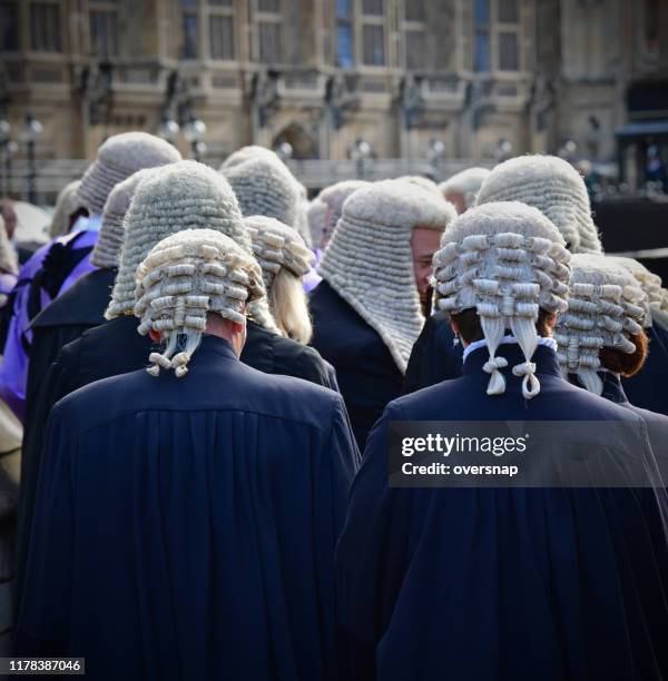 queens counsel lawyer - uk judge stock pictures, royalty-free photos & images