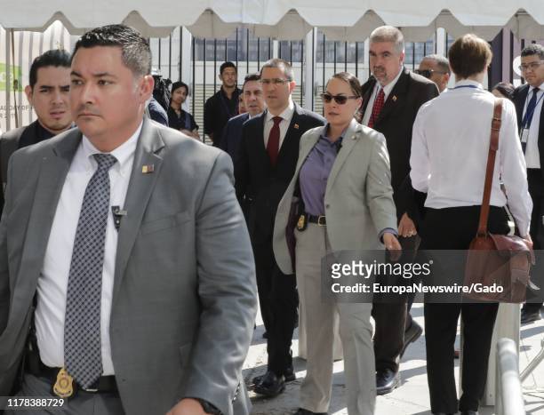 Candid portrait of Minister of Foreign Affairs of Venezuela Jorge Arreaza during the 74th session of the General Assembly at the UN Headquarters in...