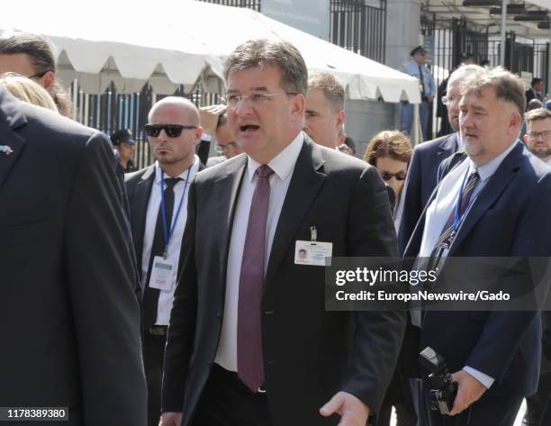 Candid portrait of General Assembly President Miroslav Lajcak during the 74th session of the General Assembly at the UN Headquarters in New York,...