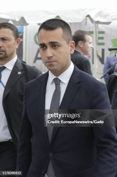 Candid portrait of Italian Minister of Foreign Affairs Luigi Di Maio during the 74th session of the General Assembly at the UN Headquarters in New...