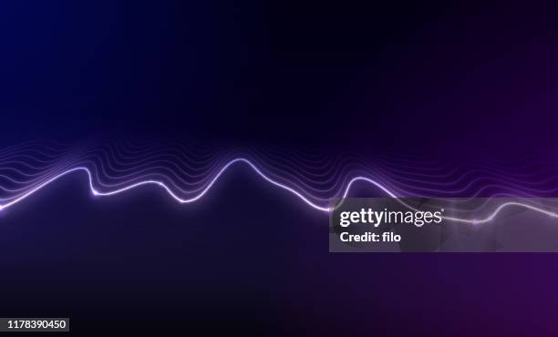 abstract glowing wave - dizzy stock illustrations
