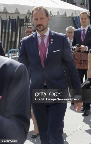 Candid portrait of Haakon, Crown Prince of Norway During the 74th session of the General Assembly at the UN Headquarters in New York, September 24,...