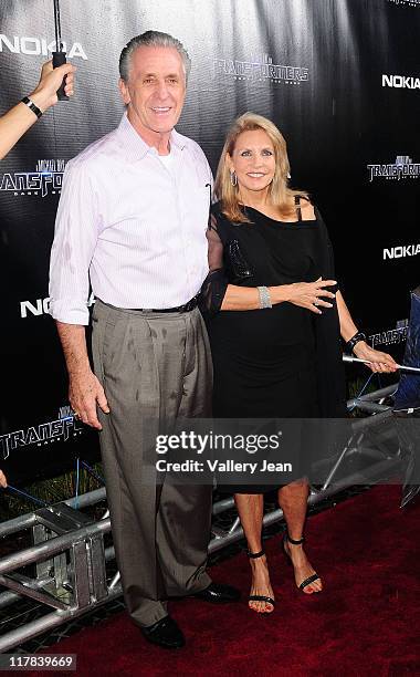 Pat Chris Riley 177 Red Carpet Vip Screening Of Transformers Dark Of The Moon Stock ...