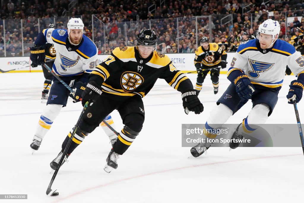 NHL: OCT 26 Blues at Bruins