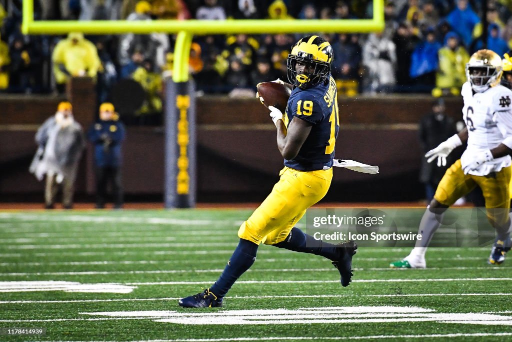 COLLEGE FOOTBALL: OCT 26 Notre Dame at Michigan