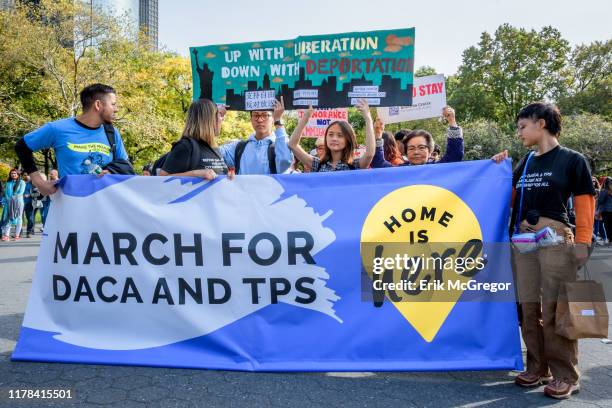 Undocumented Youth stepping of to DC. Immigration advocates and allies gathered at Battery Park to launch an 18-day march to Washington, D.C. As...