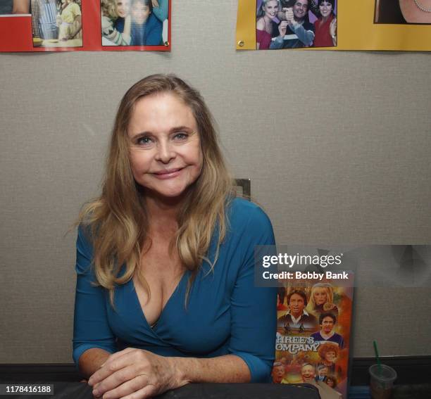 Priscilla Barnes attends the Chiller Theatre Expo Fall 2019 at Parsippany Hilton on October 25, 2019 in Parsippany, New Jersey.