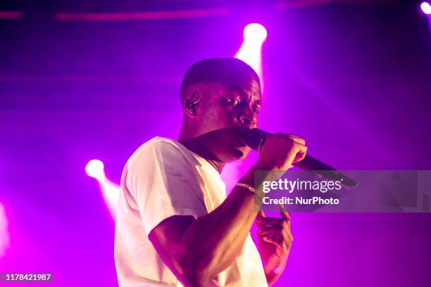 The canadian R&amp;B singer and songwriter Daniel Caesar performs live at Fabrique on October 26, 2019 in Milan, Italy.