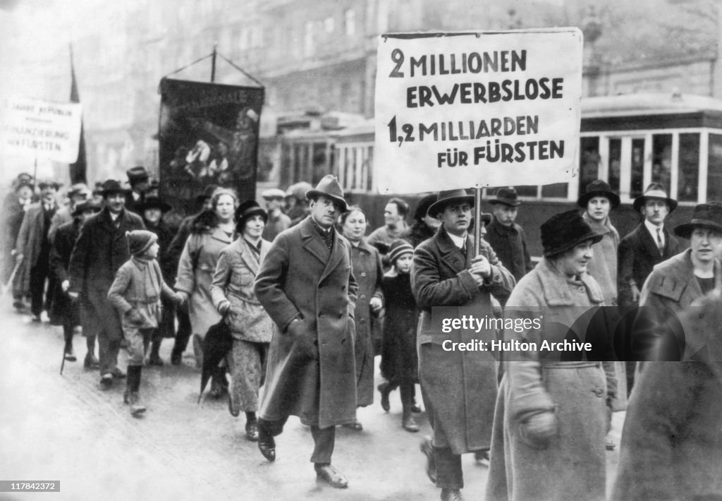 Berlin Unemployed Demonstration