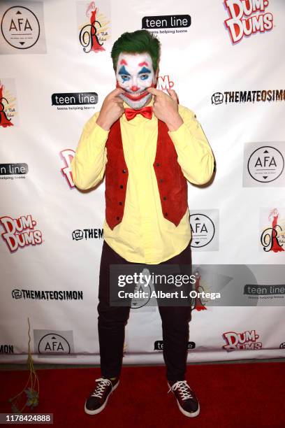 Jeff Marchelletta attends Mateo Simon's Annual Teen Line Charity Halloween Bash held at a Private Location on October 26, 2019 in Burbank, California.