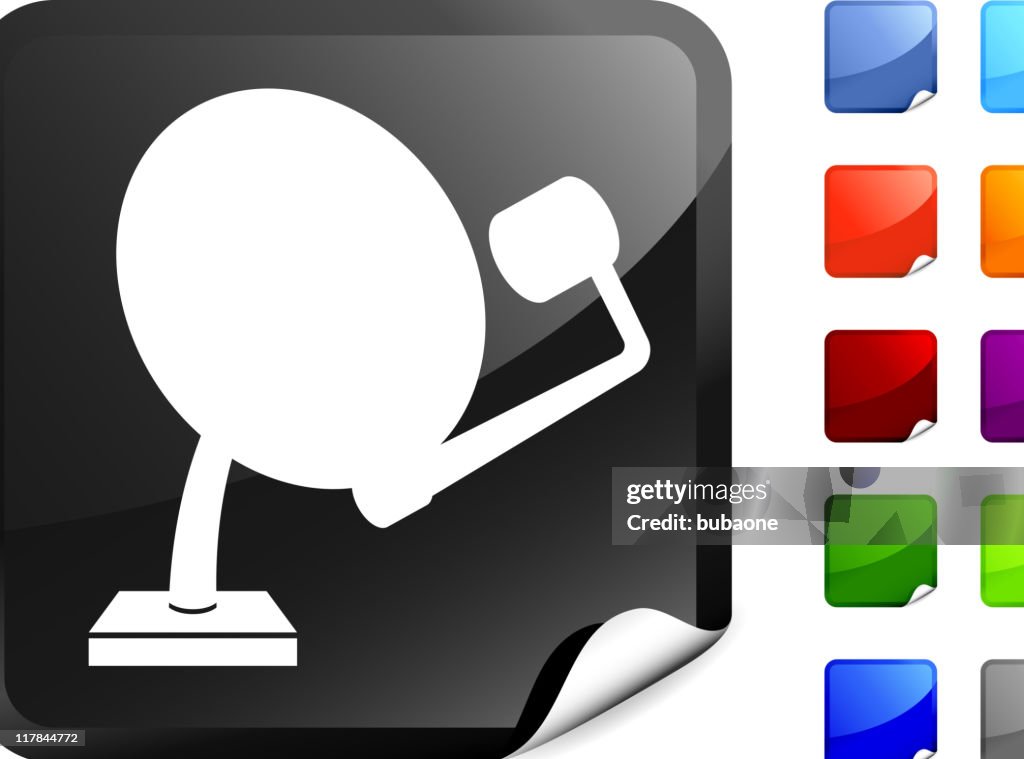 Satellite Television dish internet royalty free vector art